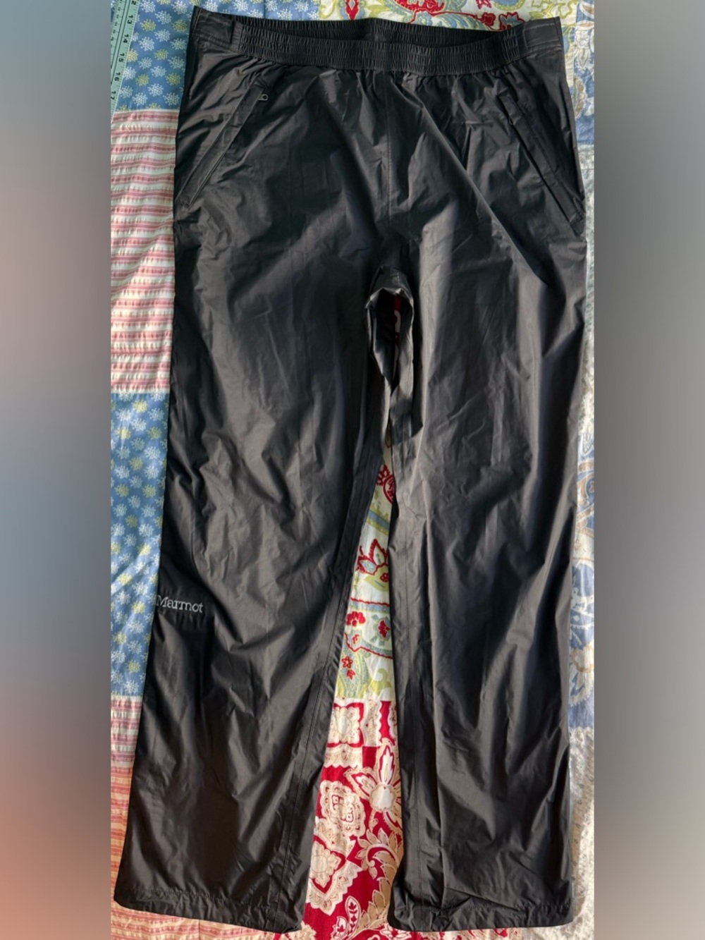 Marmot PreCip Rain Pants XXL Long (2XLT) Black Waterproof Full Zip 34” Inseam